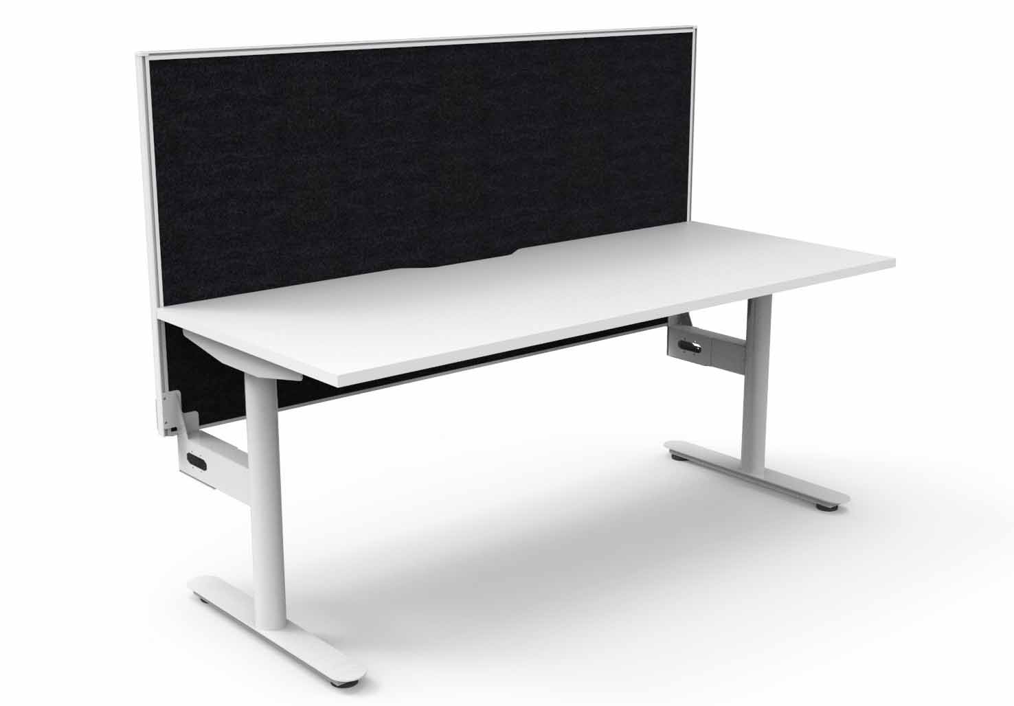 Halo Static Single Sided Workstation - with Screen